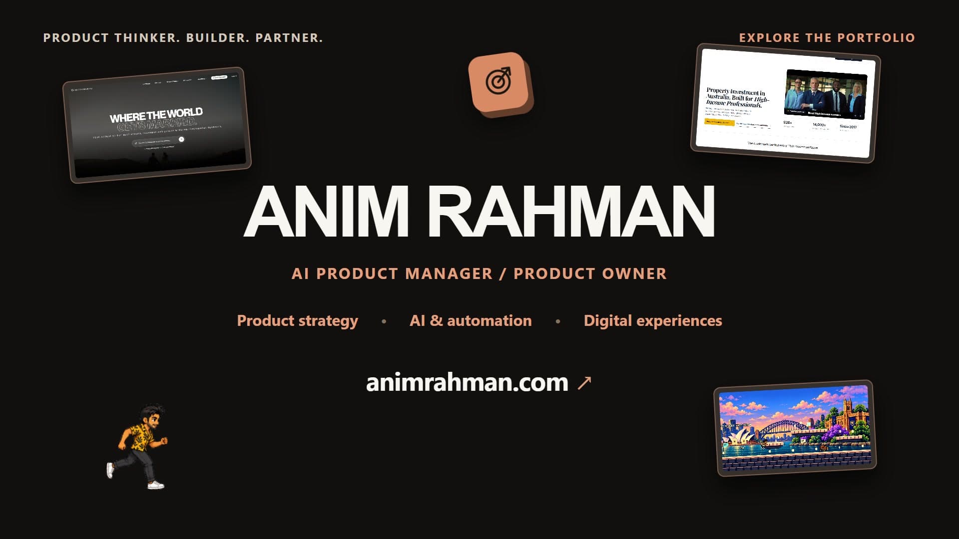 Anim Rahman’s portfolio reel, with real project screens and game artwork